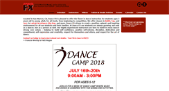 Desktop Screenshot of dancefxstudio.com